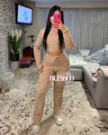 Conjunto chenille - Modelo palazo