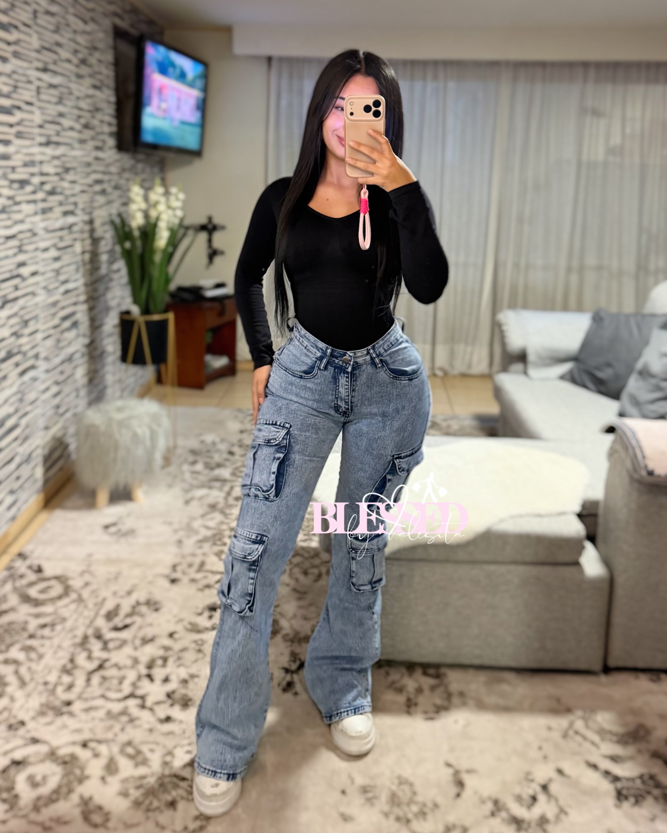 Jeans cargo - Estilo FN