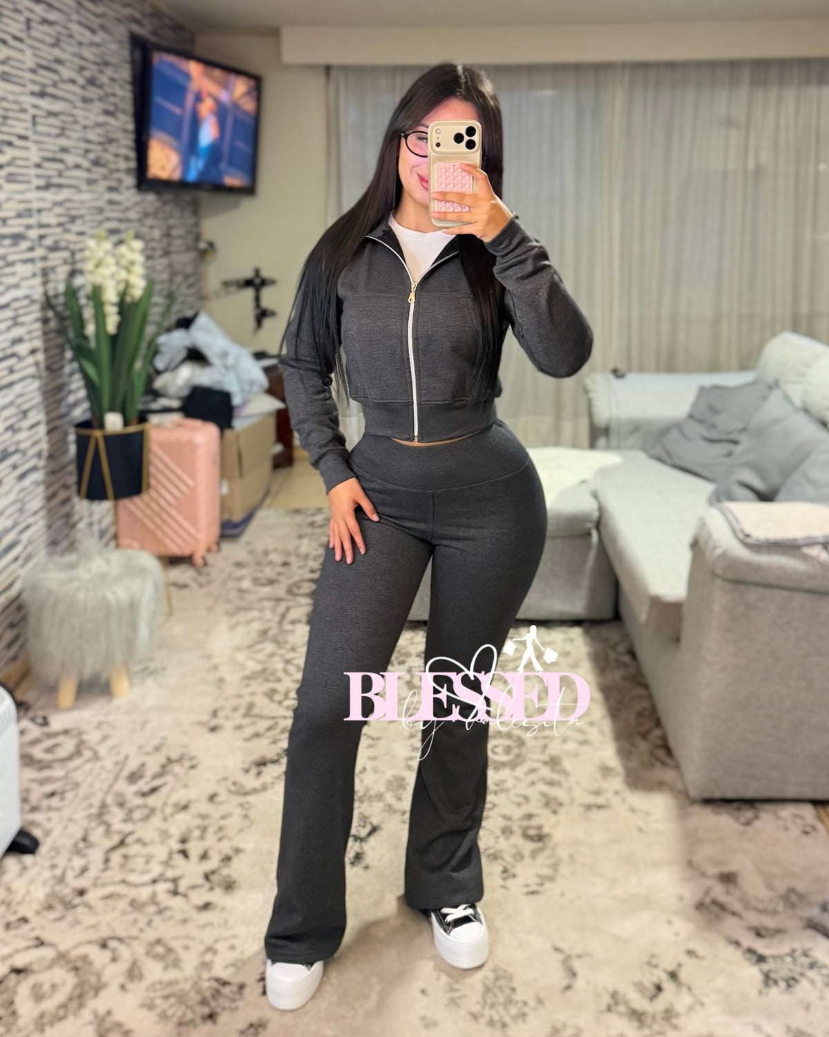Conjunto de buzo - Modelo con cuello
