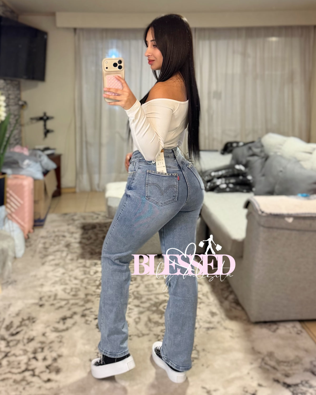 Straight Leg Jeans - Cod #MC1078
