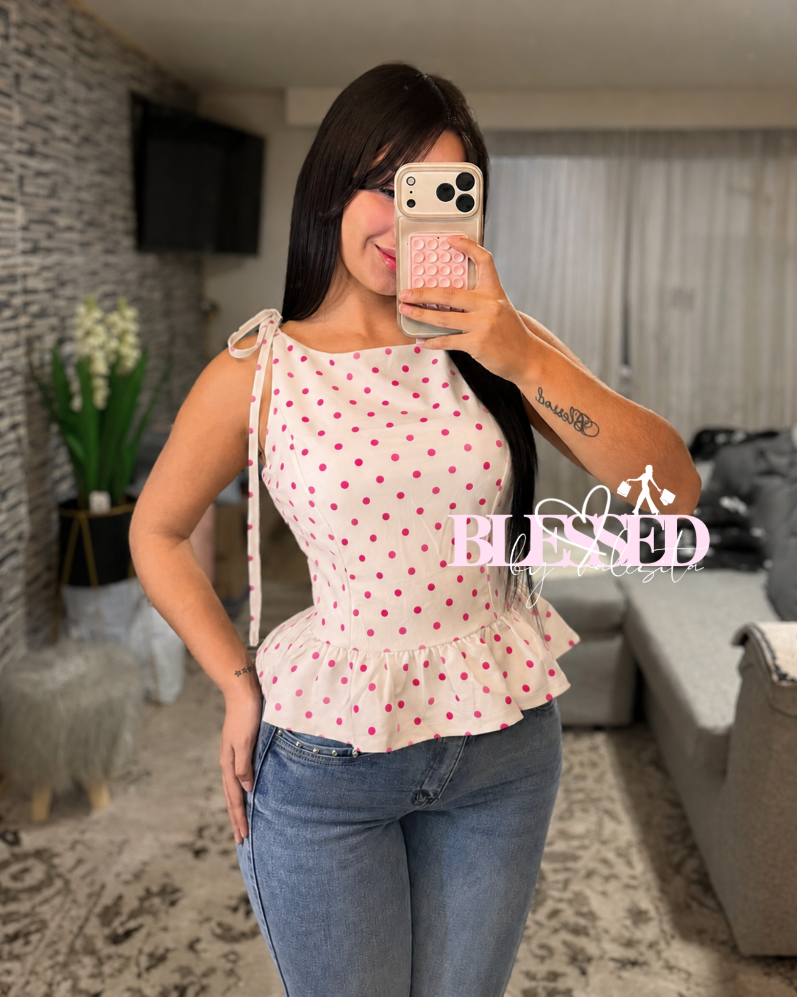 Top Polka Dots