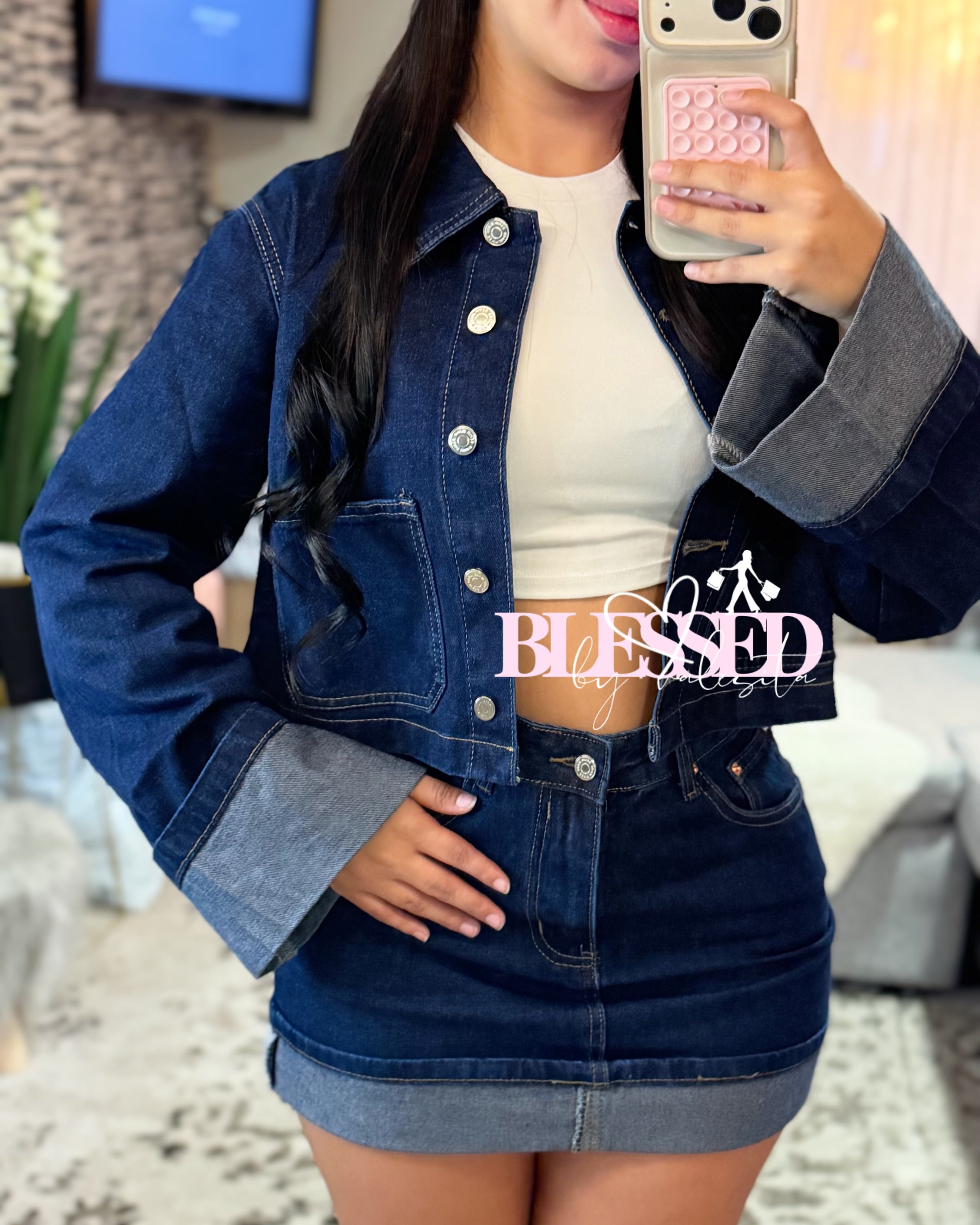 Conjunto denim - Cod #JBL013