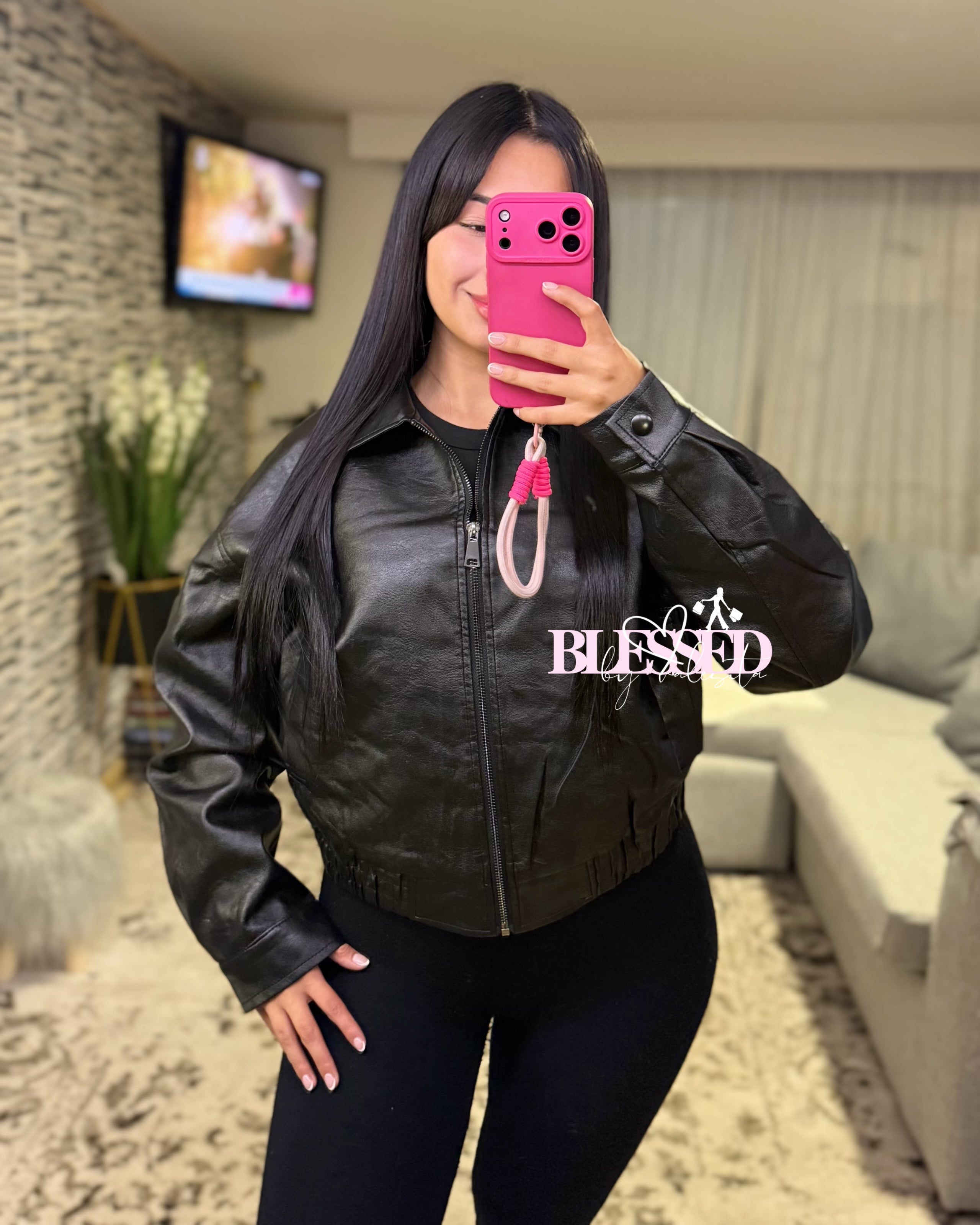 Bomber eco cuero - Premium