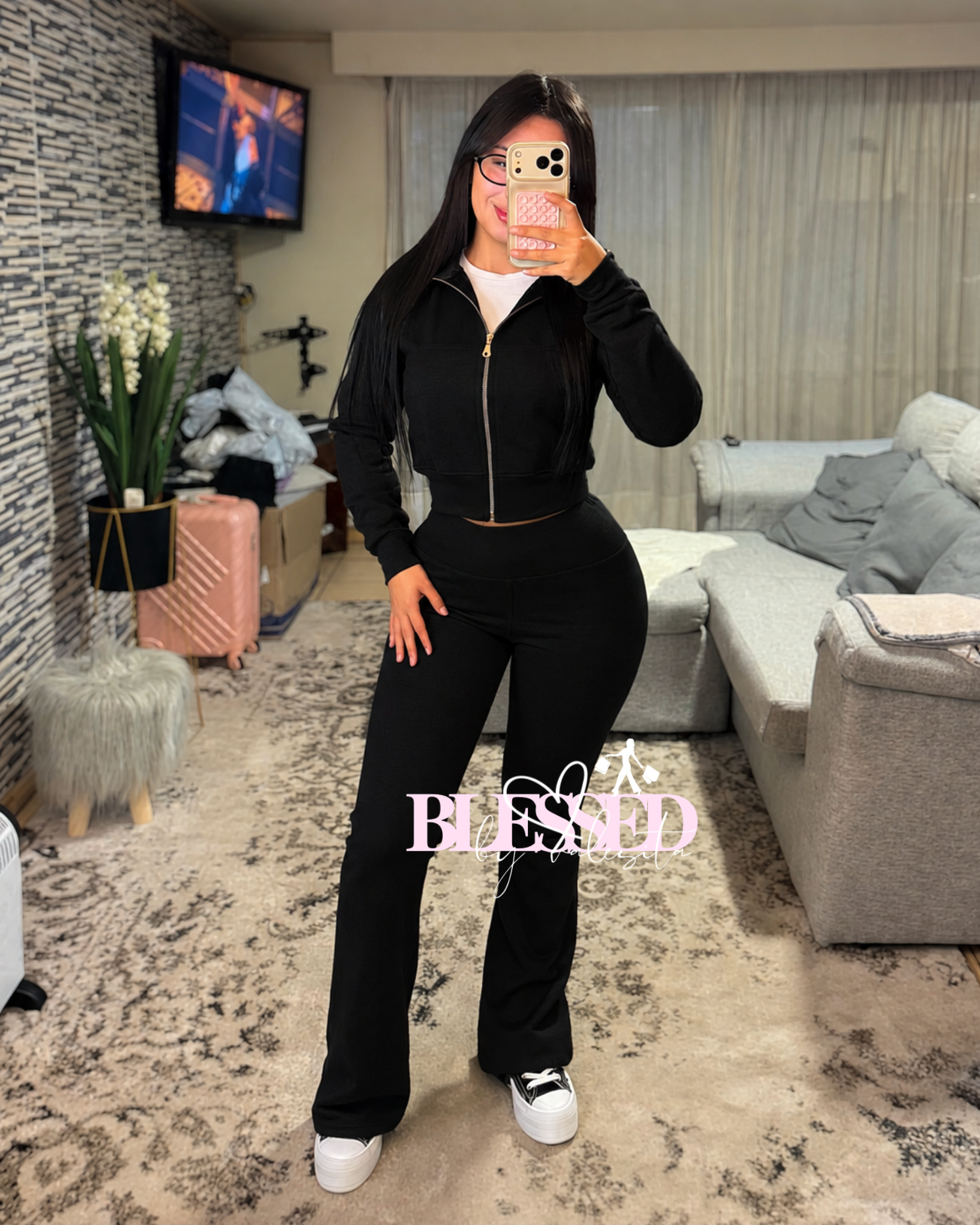 Conjunto de buzo - Modelo con cuello