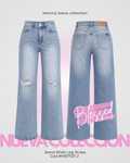 Jeans Wide Leg Strass - Cod #MB7031-2