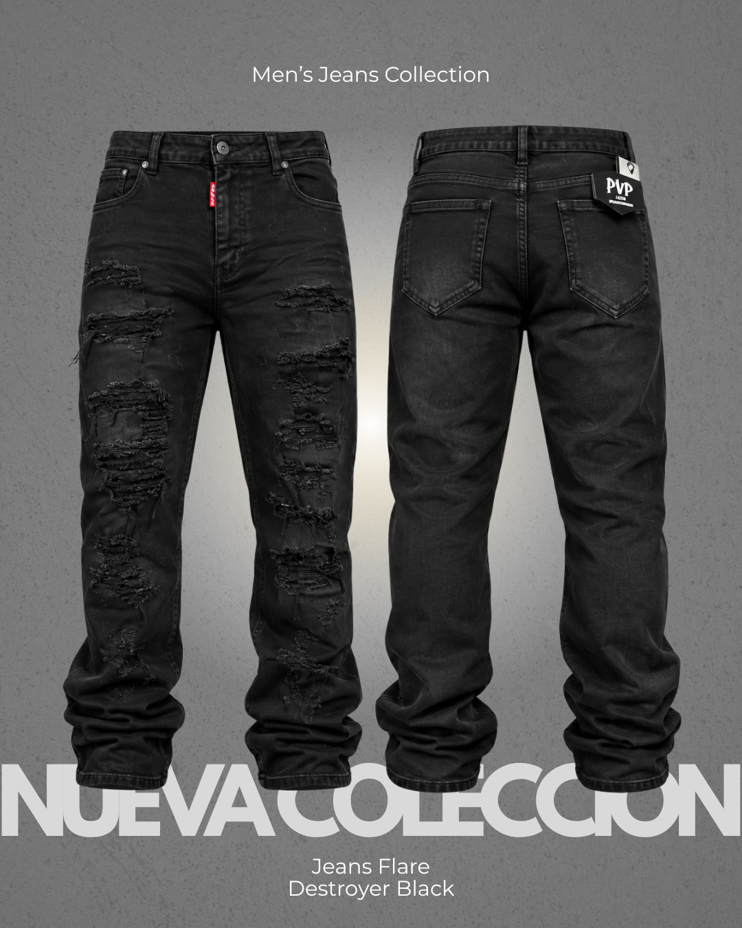 Jeans Flare - Destroyer Black