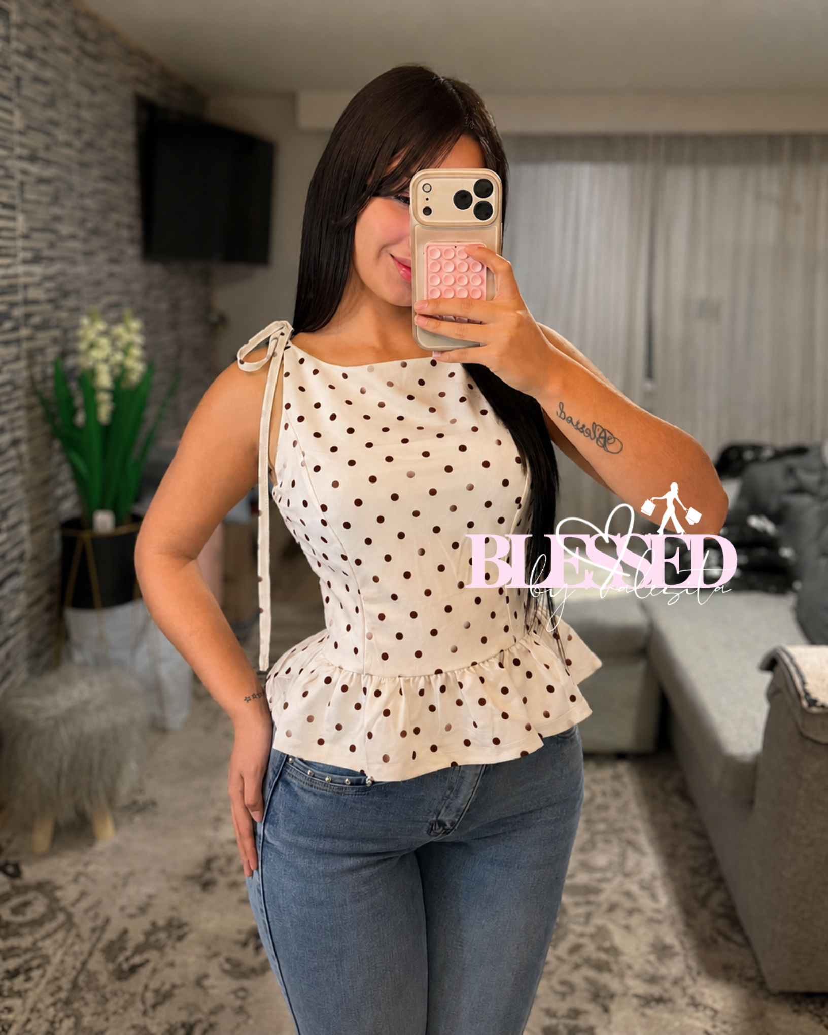 Top Polka Dots