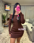Vestido sin hombros