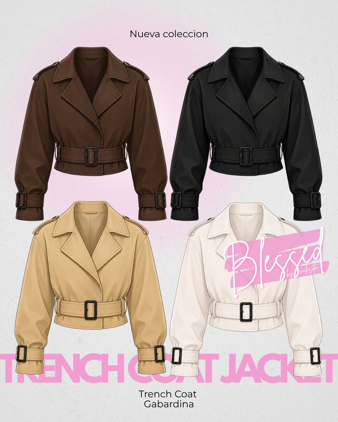 Trench Coat Jacket - Gabardina