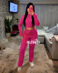 Conjunto chenille - Modelo palazo