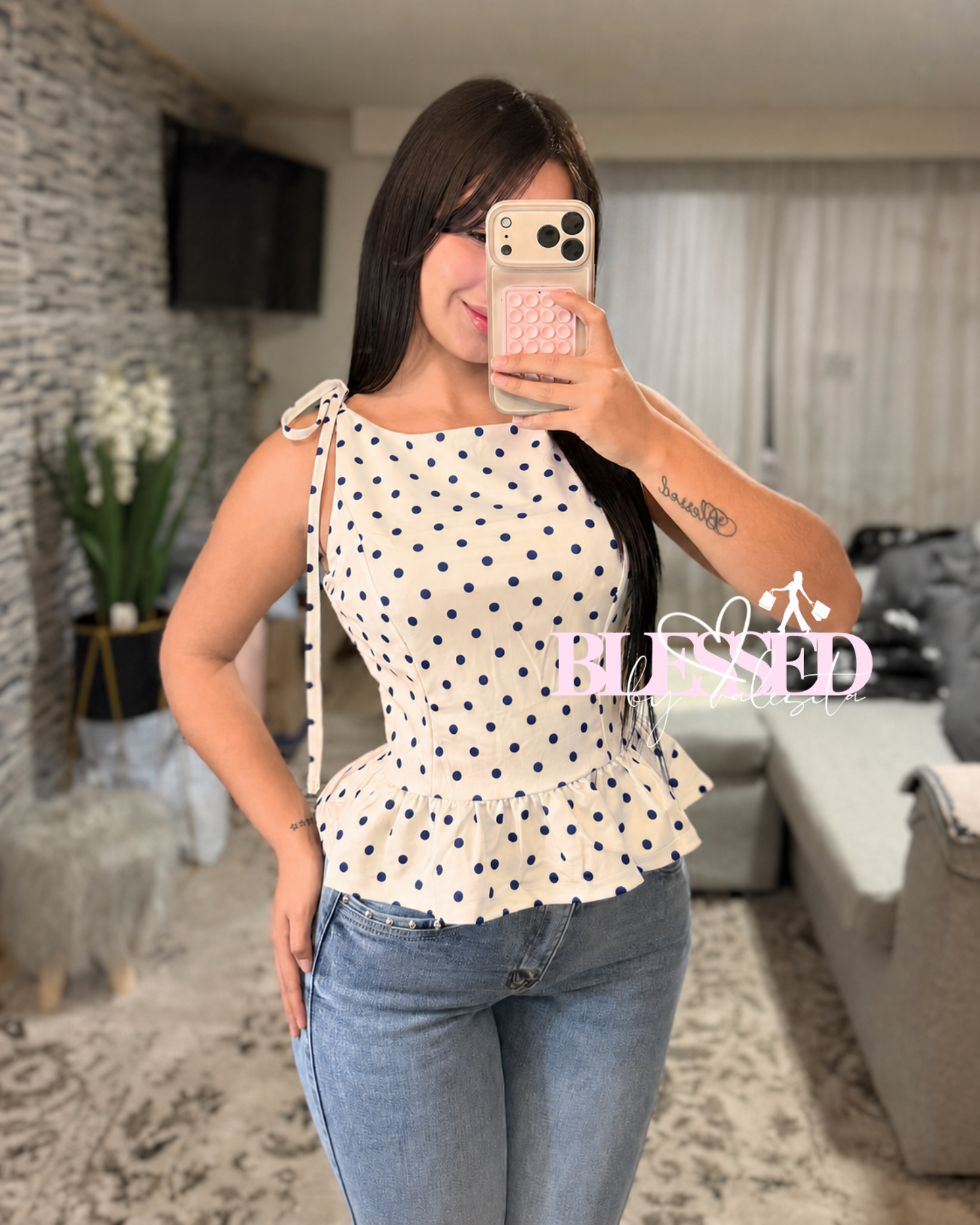 Top Polka Dots