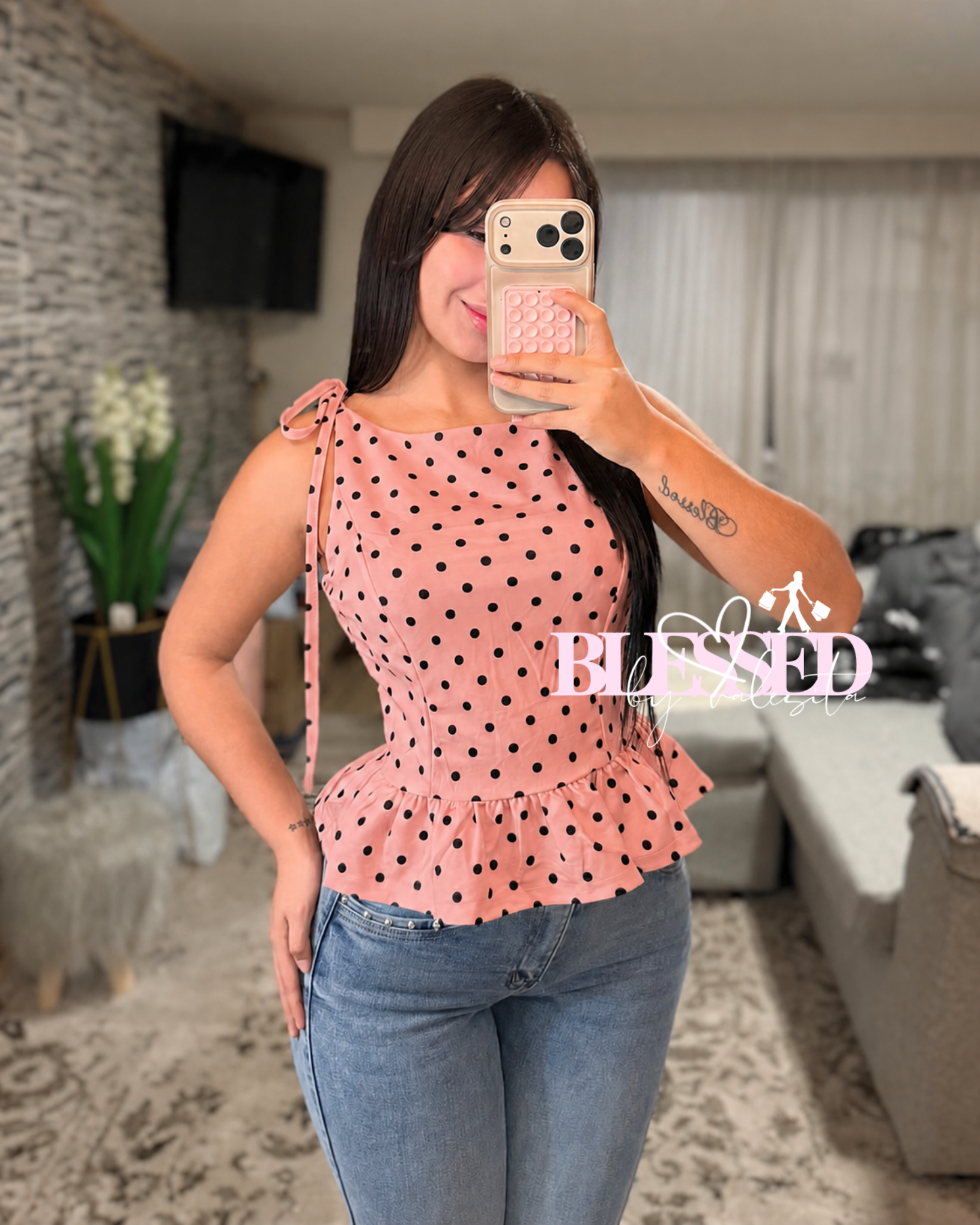 Top Polka Dots
