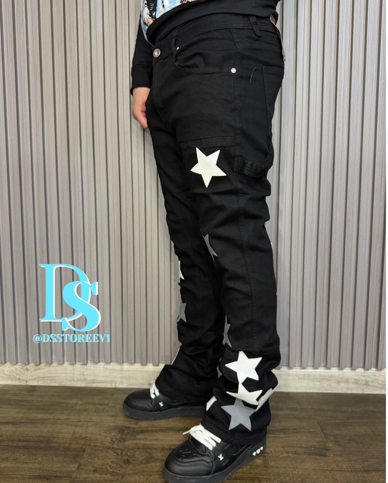 Jeans Flare - Detalles de estrellas