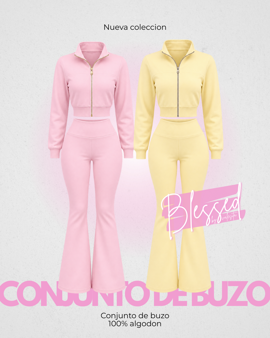 Conjunto de buzo - Modelo con cuello
