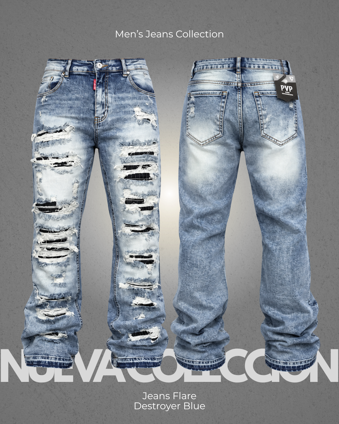 Jeans Flare - Destroyer Blue