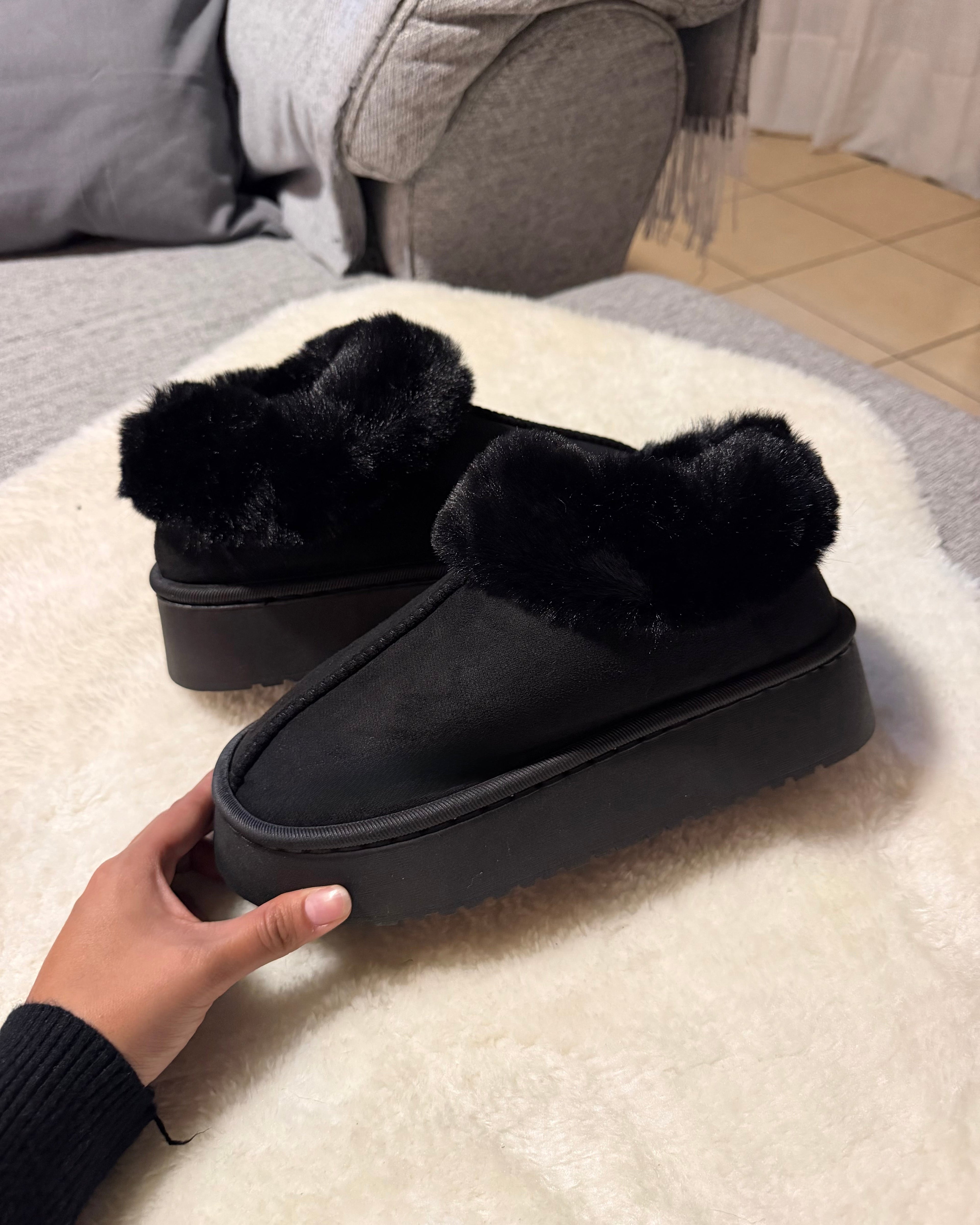 Pantubotas con pelo