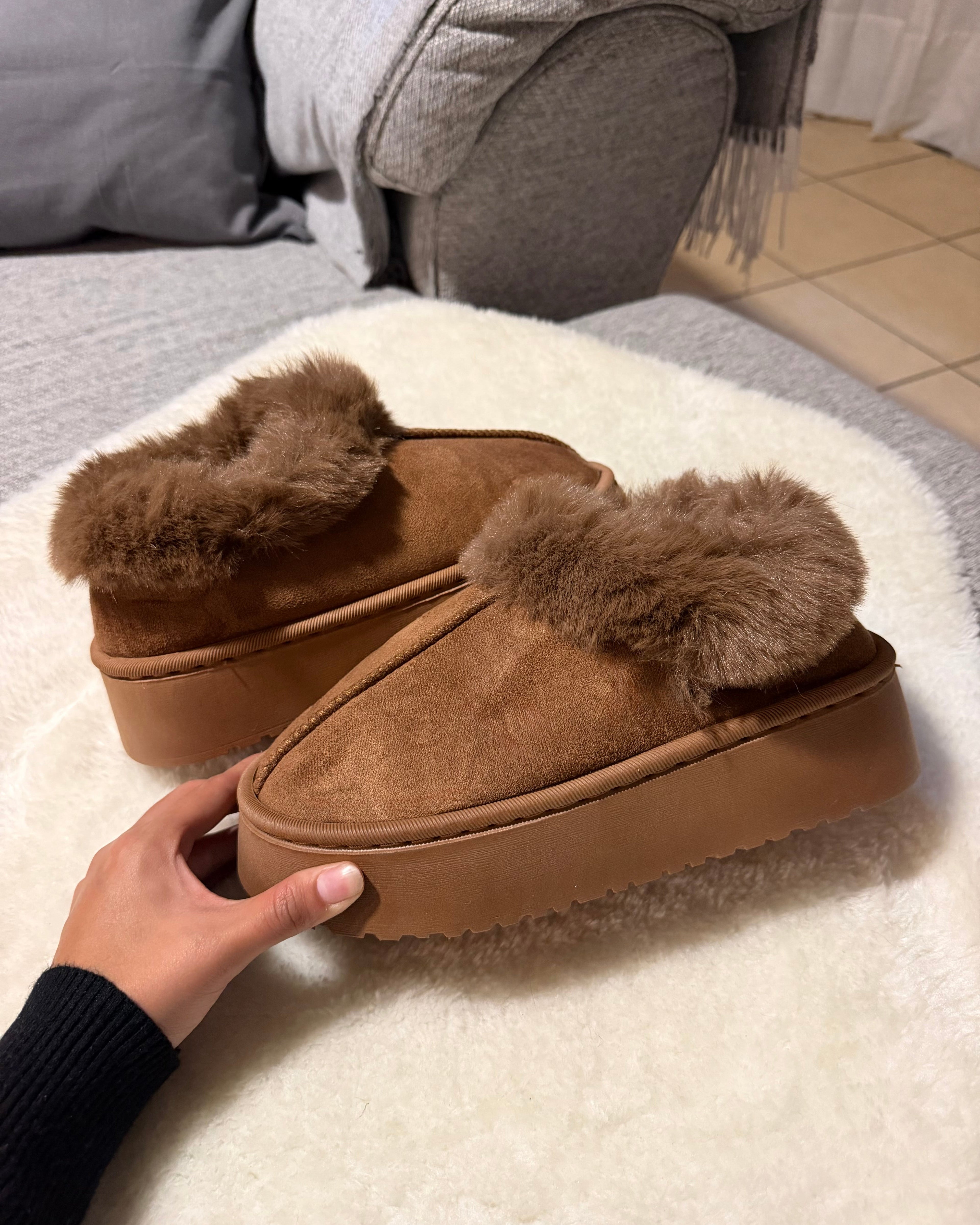 Pantubotas con pelo