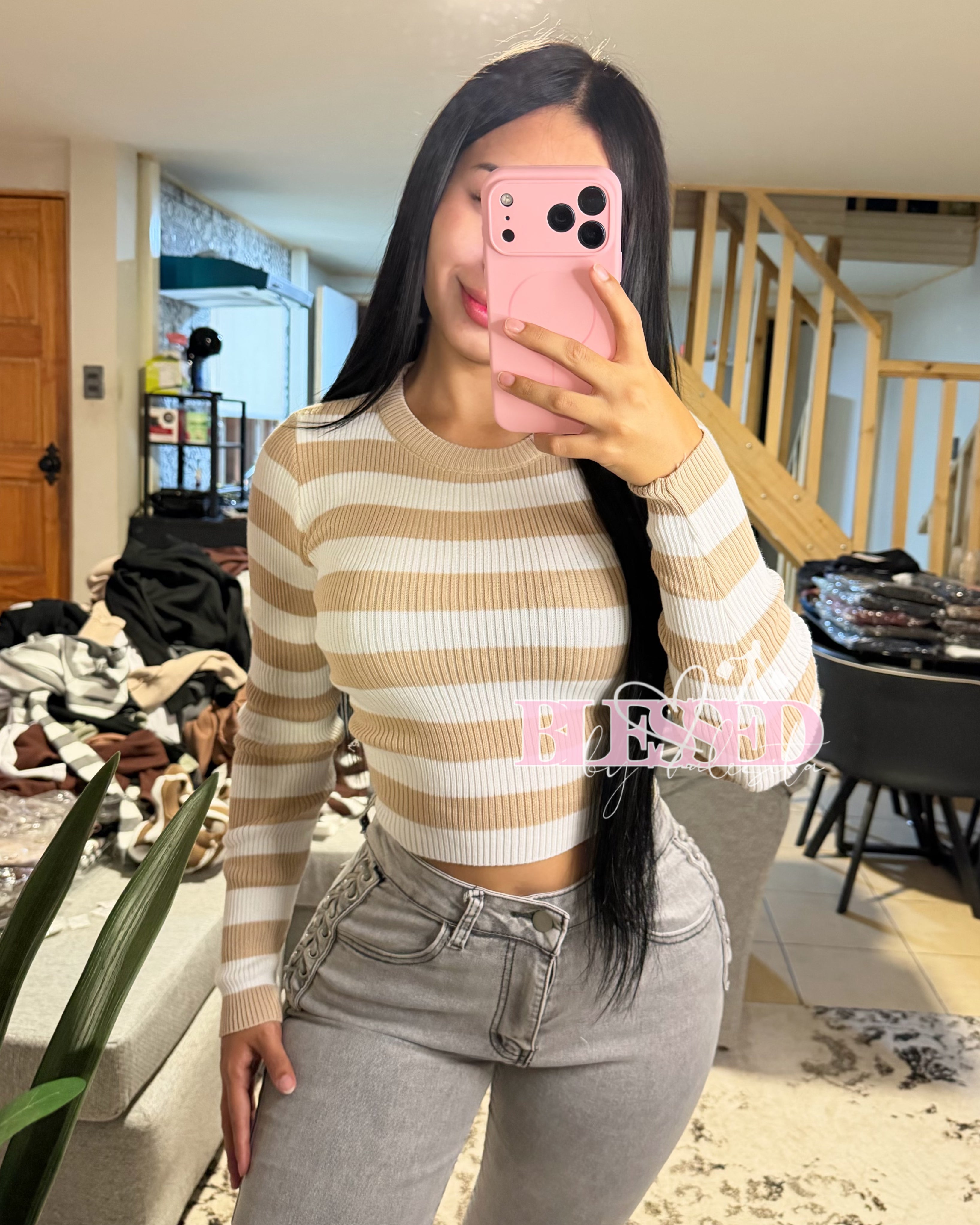 Crop lanilla - Diseño lineas