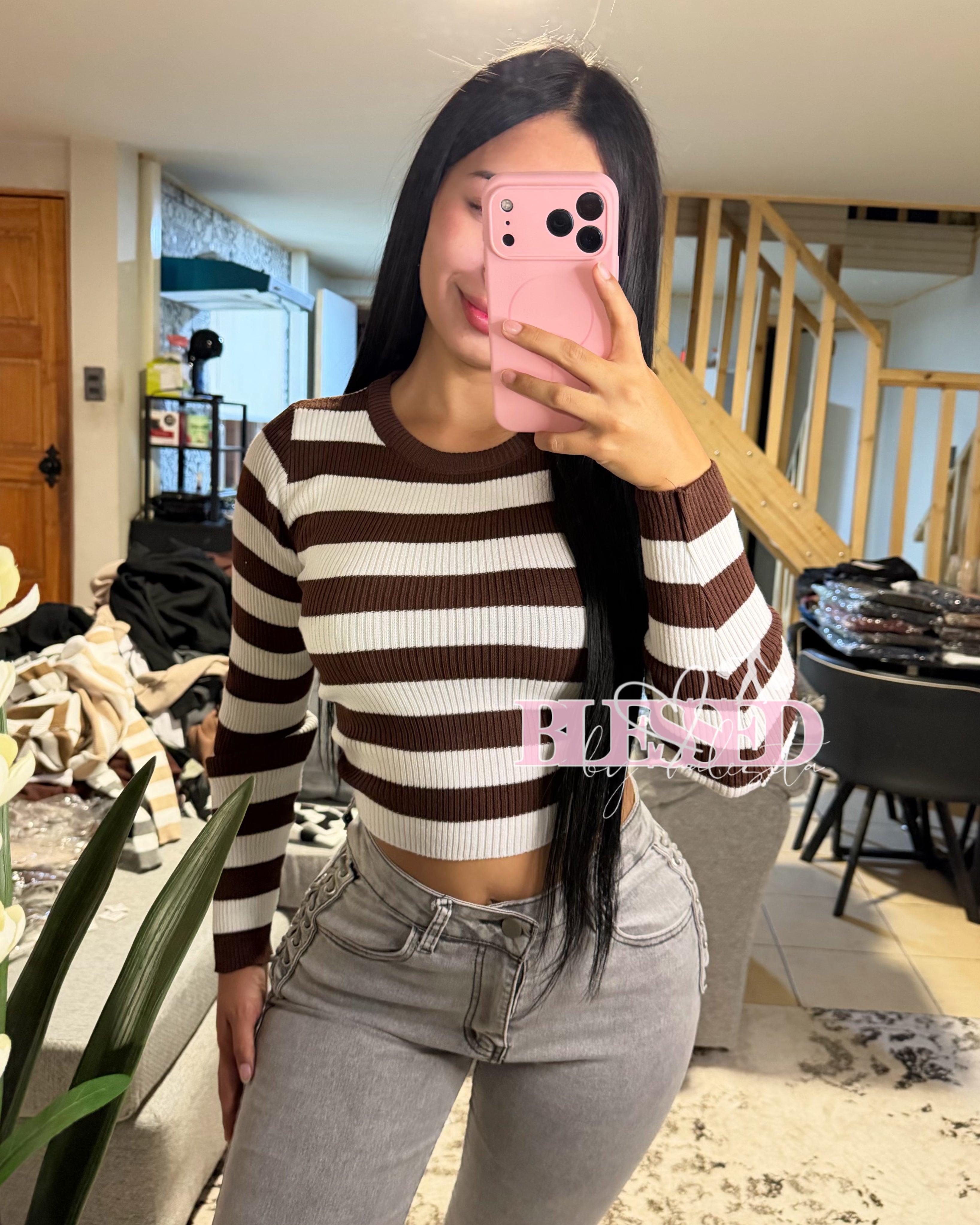 Crop lanilla - Diseño lineas