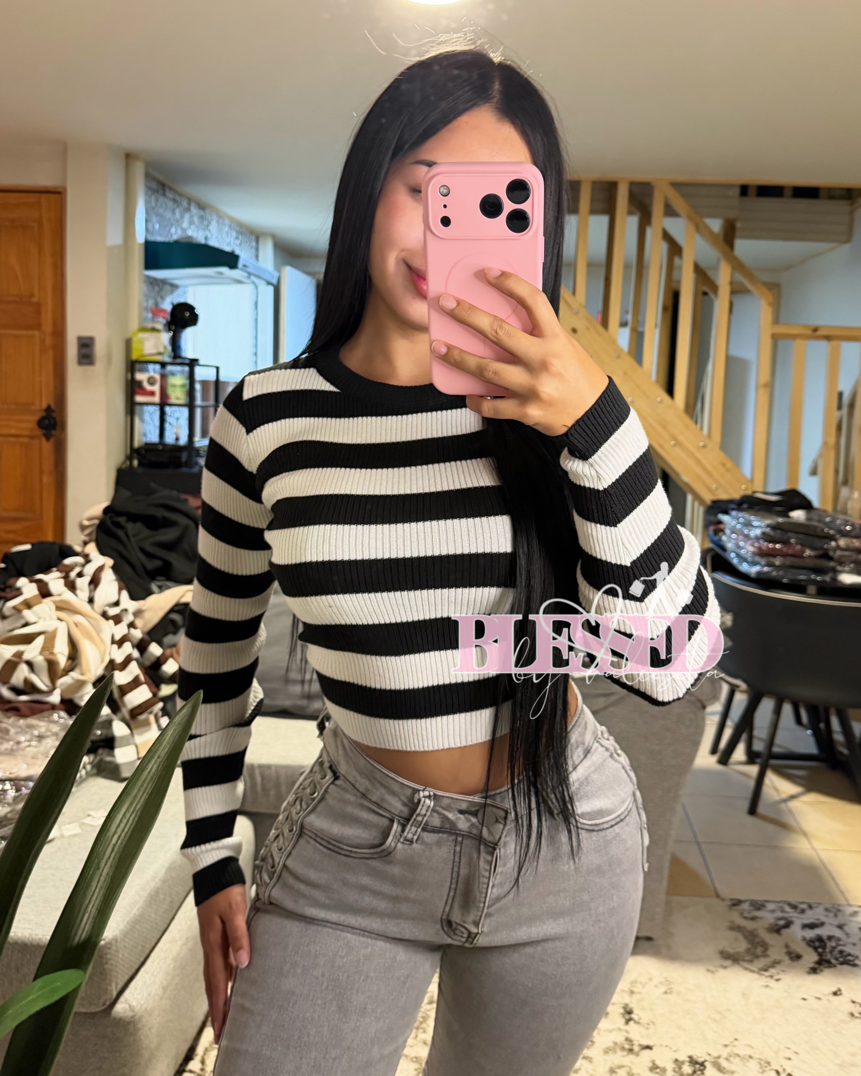 Crop lanilla - Diseño lineas