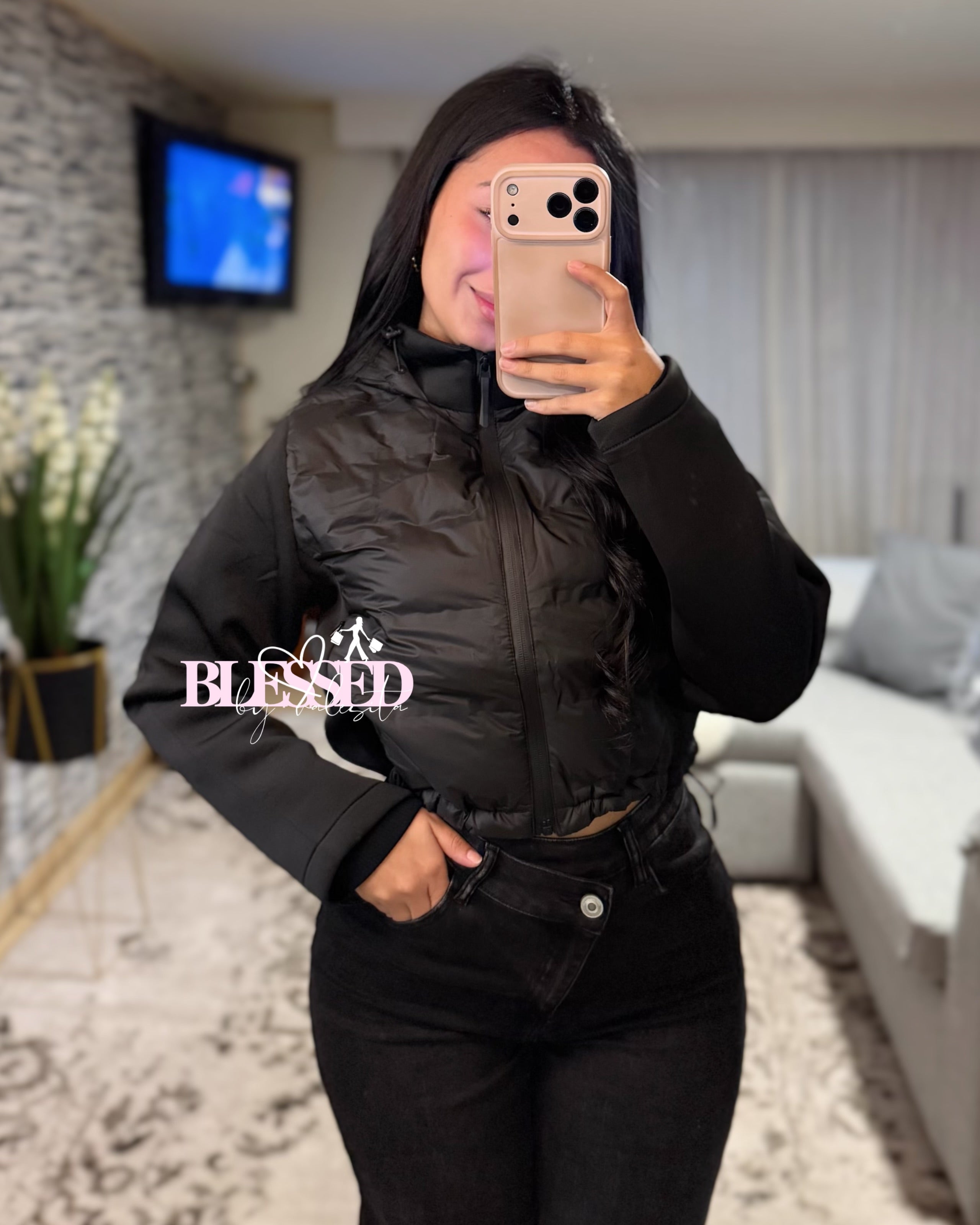 Chaqueta dupe Zara - Blue Mountain