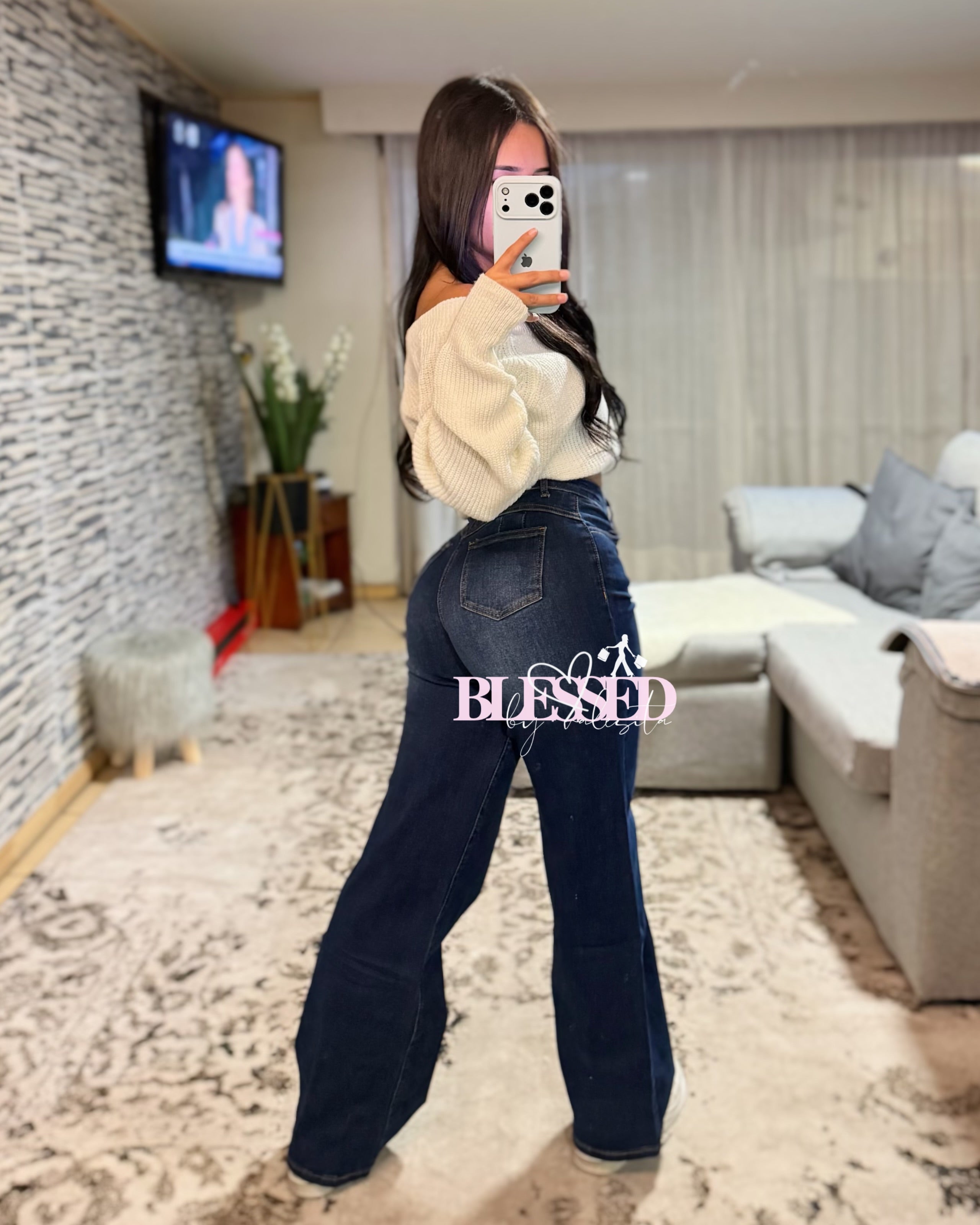 Jeans wide leg