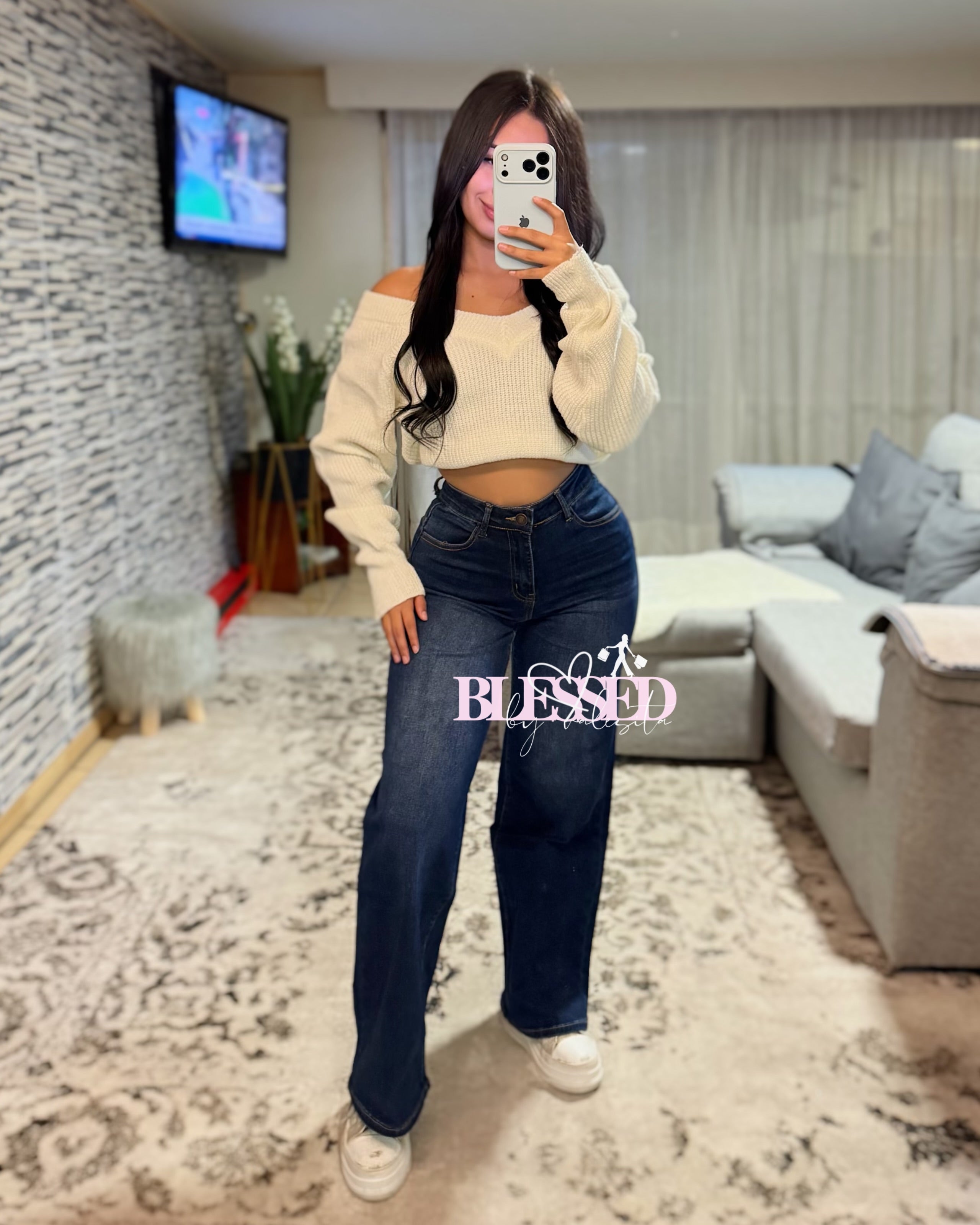 Jeans wide leg